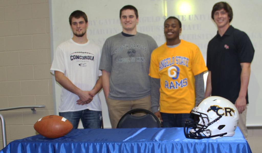 Signing Day for Cy Ranch Football Players