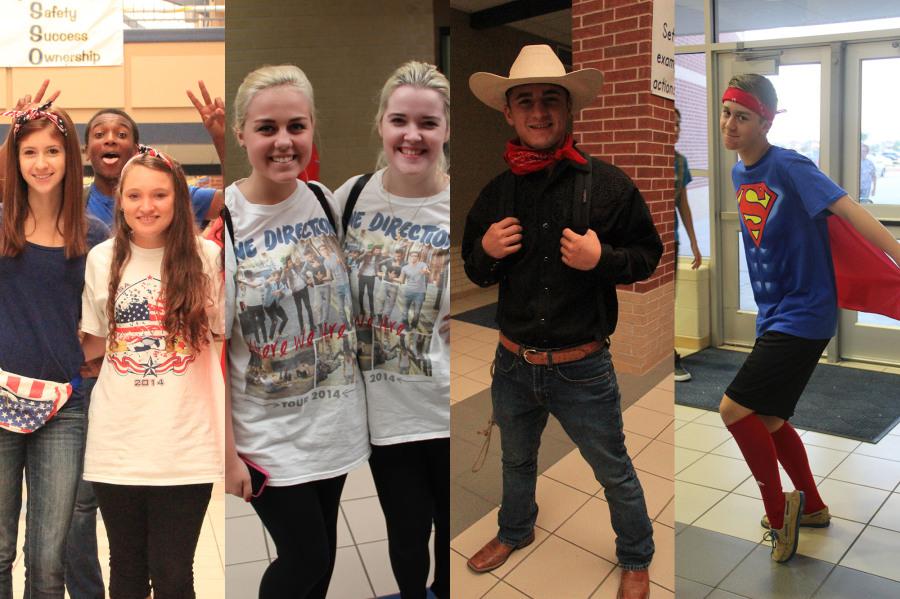 Cy Ranch students celebrate Homecoming dress up days in unique ways.