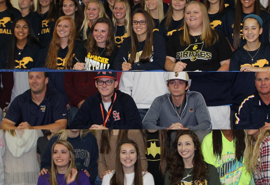 Seniors Sign on to Play College Ball