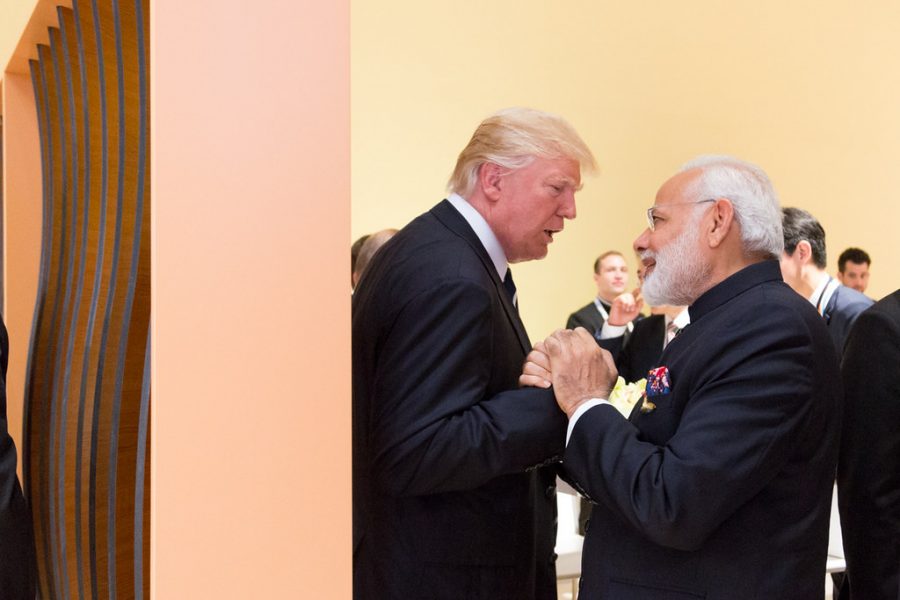 Prime Minister of India, Modi, and Donald Trump Gather for "Howdy, Modi!" Houston Event