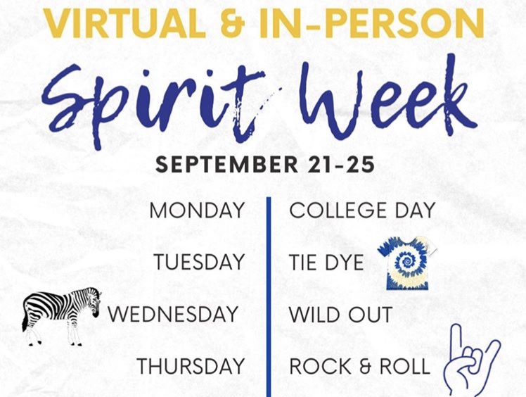 Cheerleaders Host Virtual and In-person Spirit Week