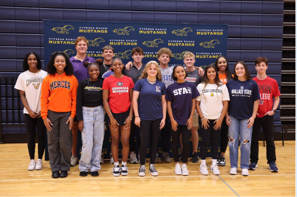 Student athletes shine at fall Signing Day