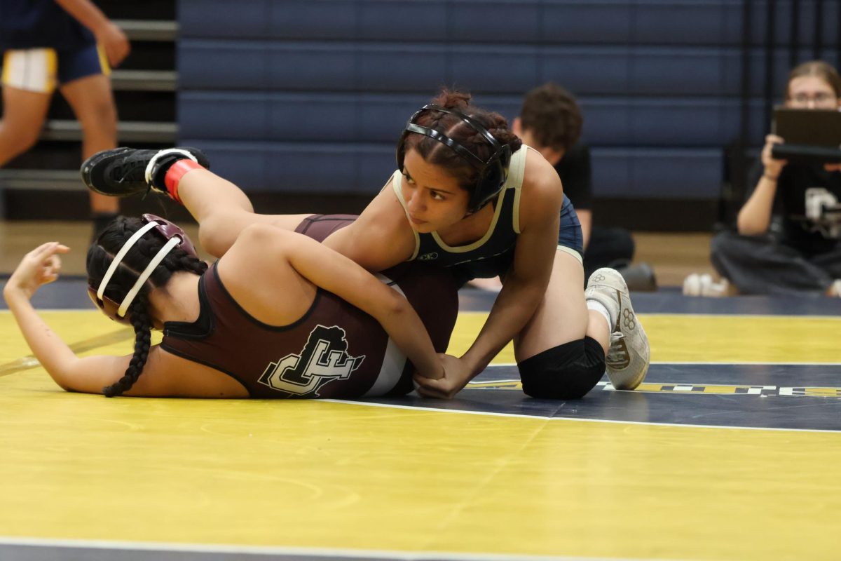 The varsity wrestling team faced off against Cy-Fair on Nov. 13.